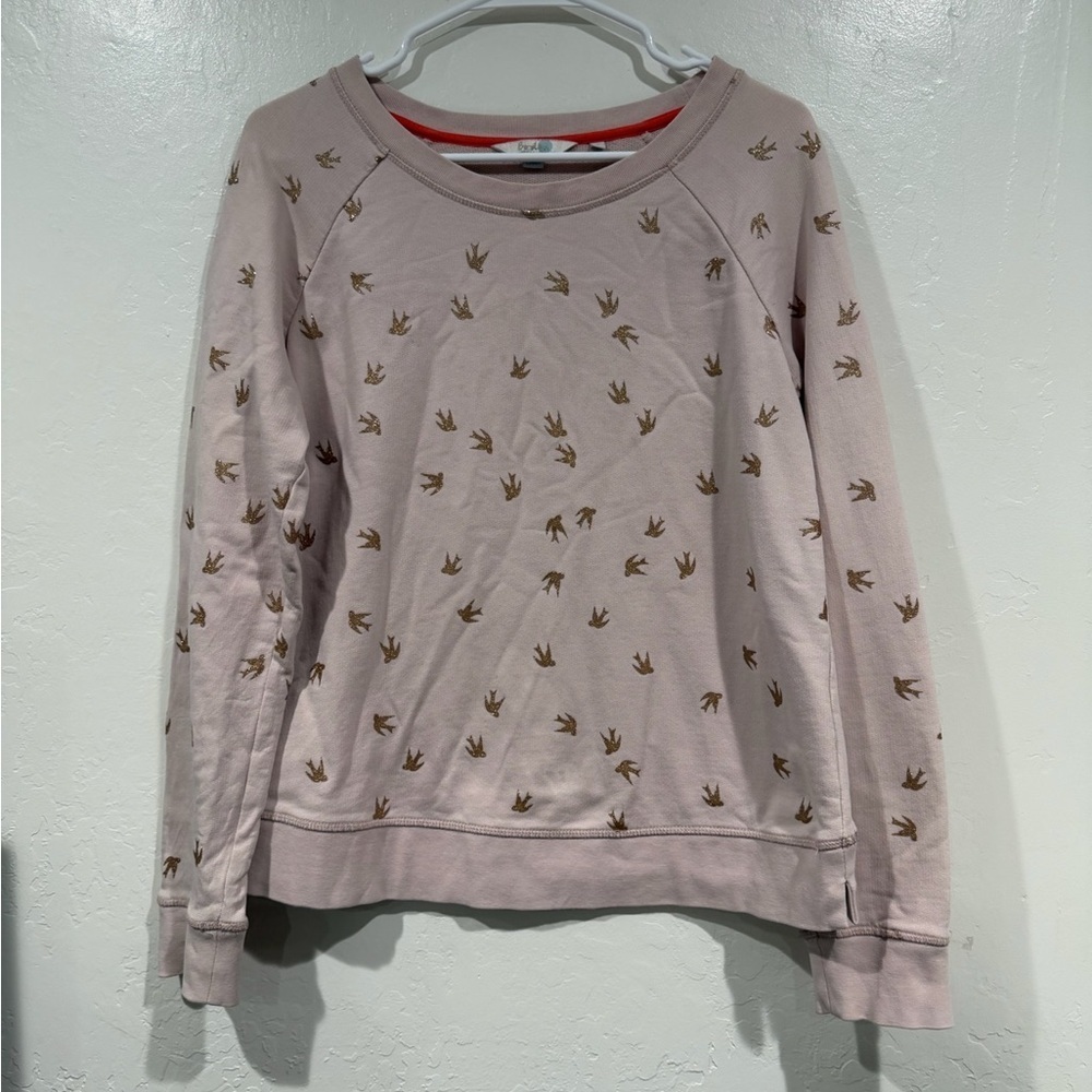 Boden Light Pink Embroidered Sweater size S - Picture 7 of 8
